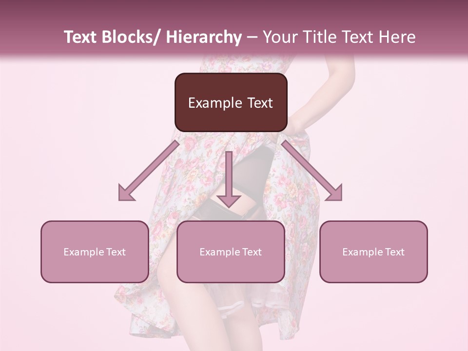 Radio Gorgeous Brunette PowerPoint Template