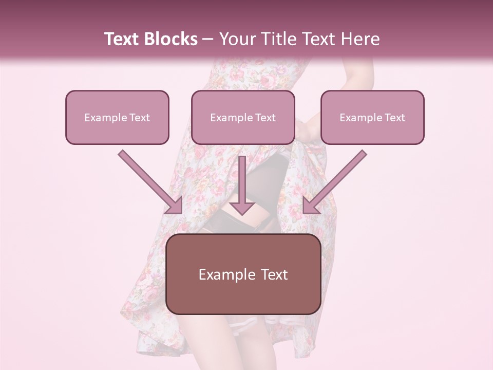 Radio Gorgeous Brunette PowerPoint Template