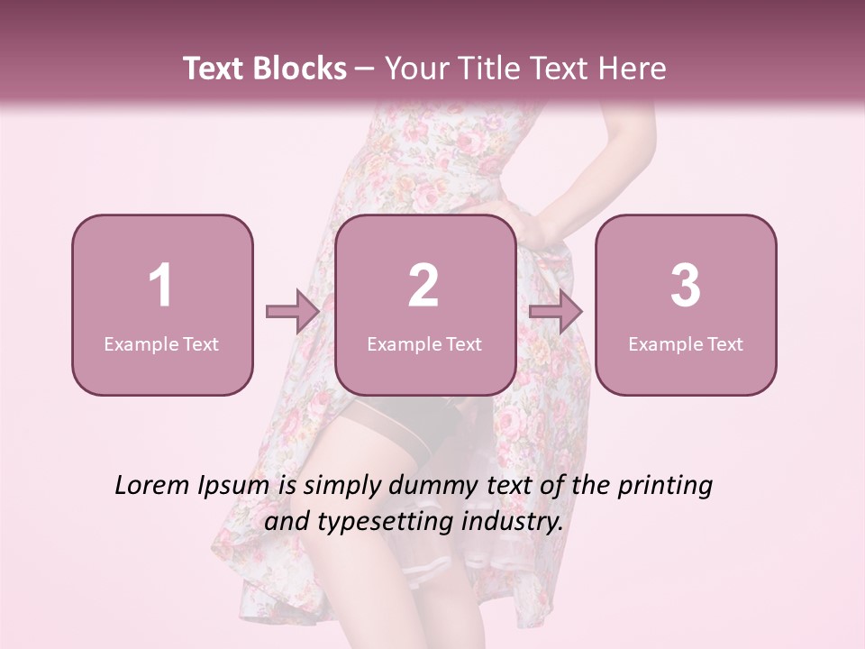 Radio Gorgeous Brunette PowerPoint Template