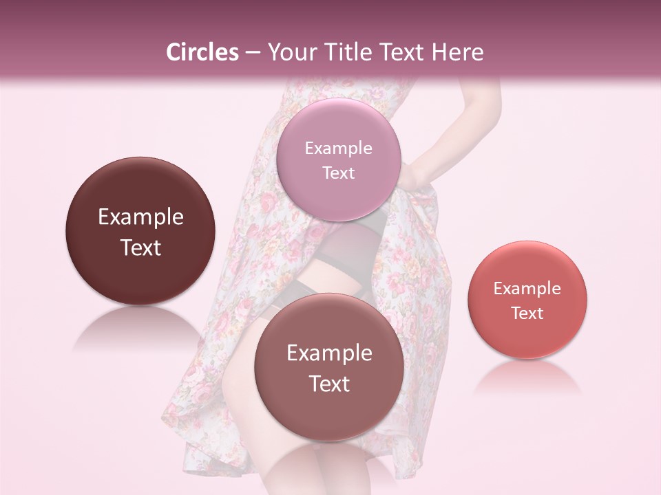 Radio Gorgeous Brunette PowerPoint Template