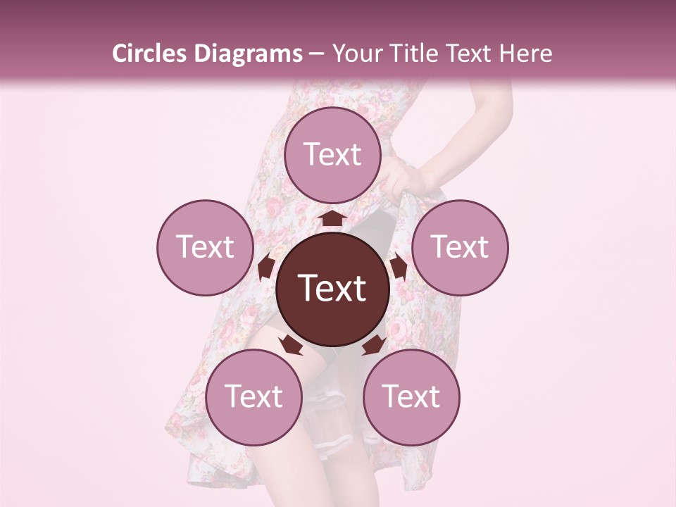 Radio Gorgeous Brunette PowerPoint Template