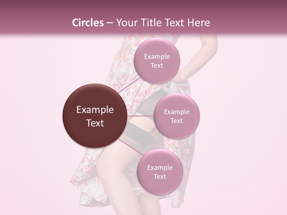 Radio Gorgeous Brunette PowerPoint Template