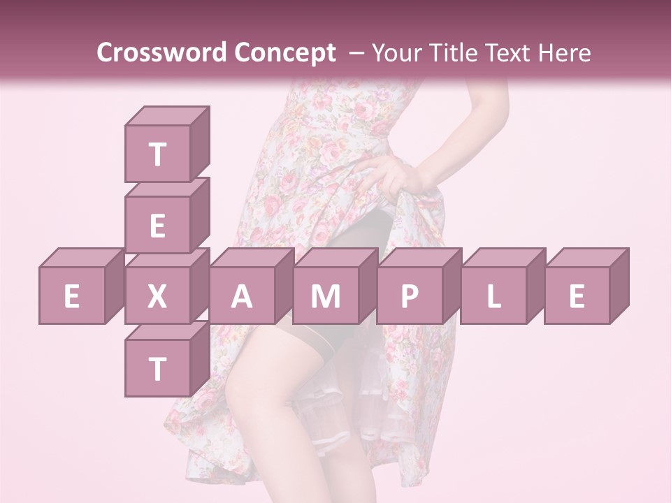 Radio Gorgeous Brunette PowerPoint Template