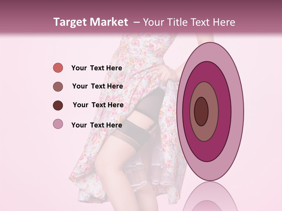 Radio Gorgeous Brunette PowerPoint Template