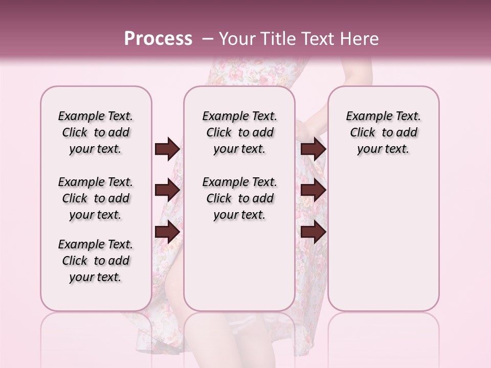 Radio Gorgeous Brunette PowerPoint Template