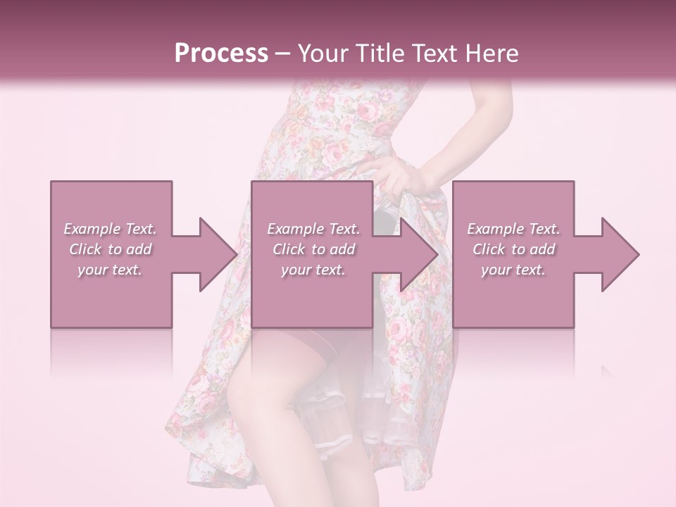 Radio Gorgeous Brunette PowerPoint Template