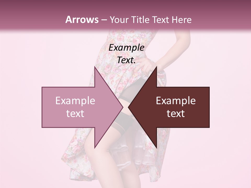 Radio Gorgeous Brunette PowerPoint Template