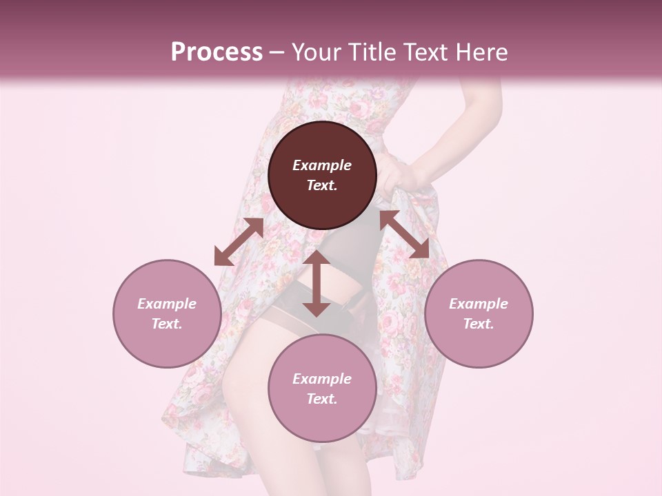 Radio Gorgeous Brunette PowerPoint Template