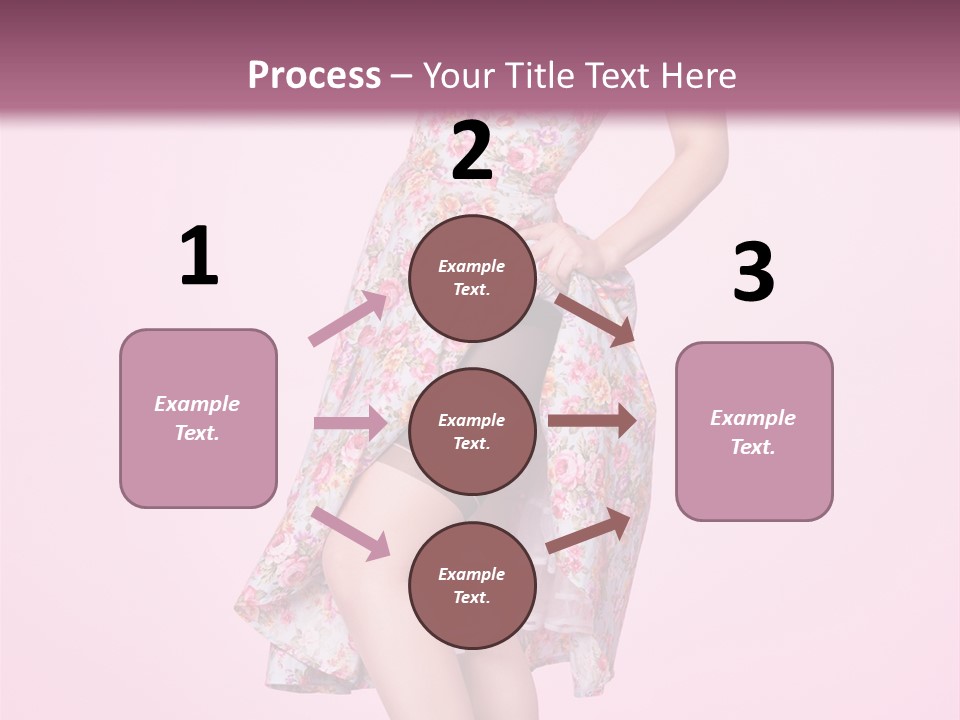 Radio Gorgeous Brunette PowerPoint Template