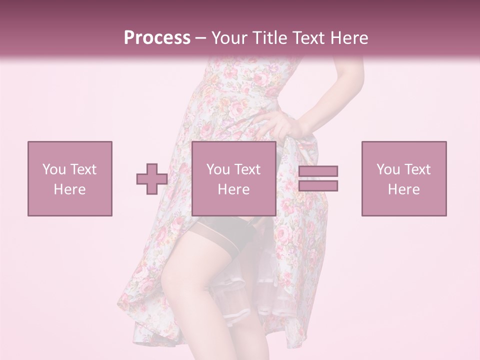 Radio Gorgeous Brunette PowerPoint Template