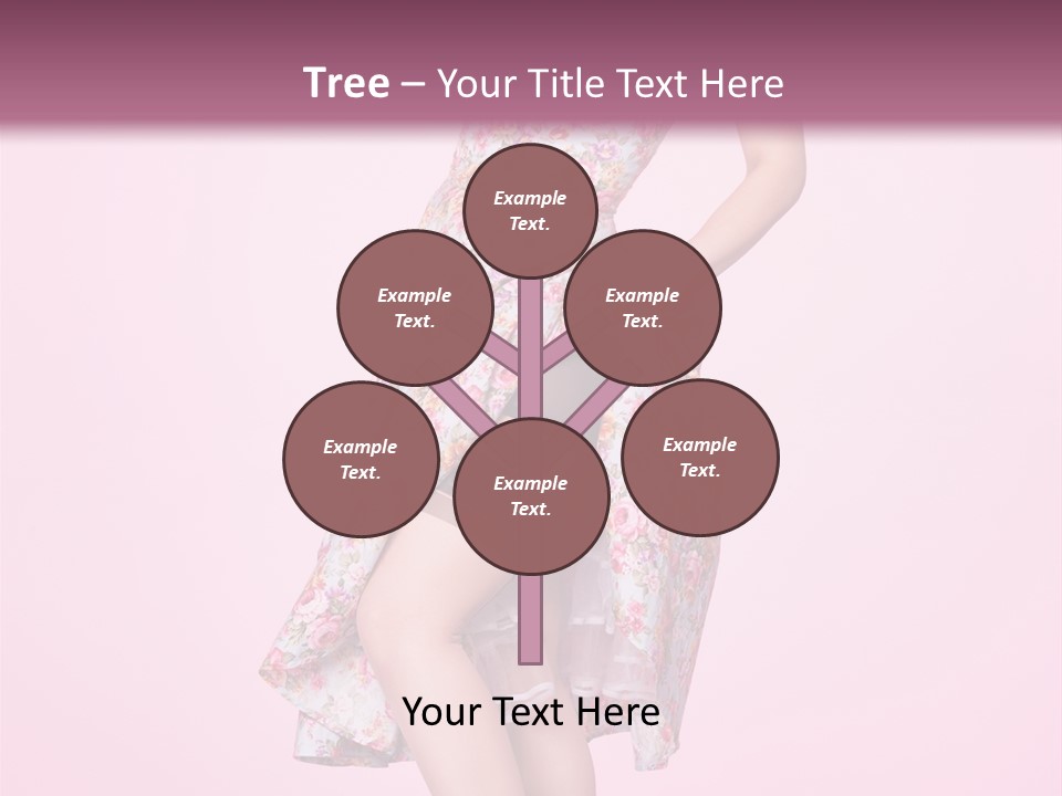 Radio Gorgeous Brunette PowerPoint Template