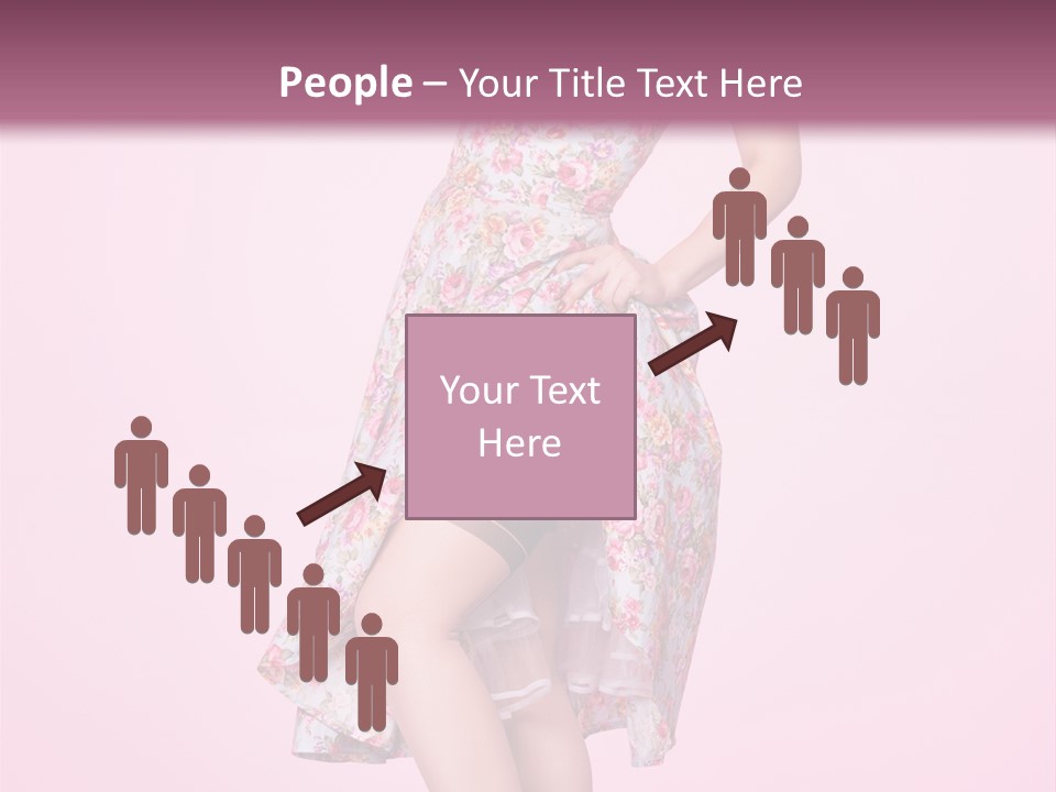 Radio Gorgeous Brunette PowerPoint Template