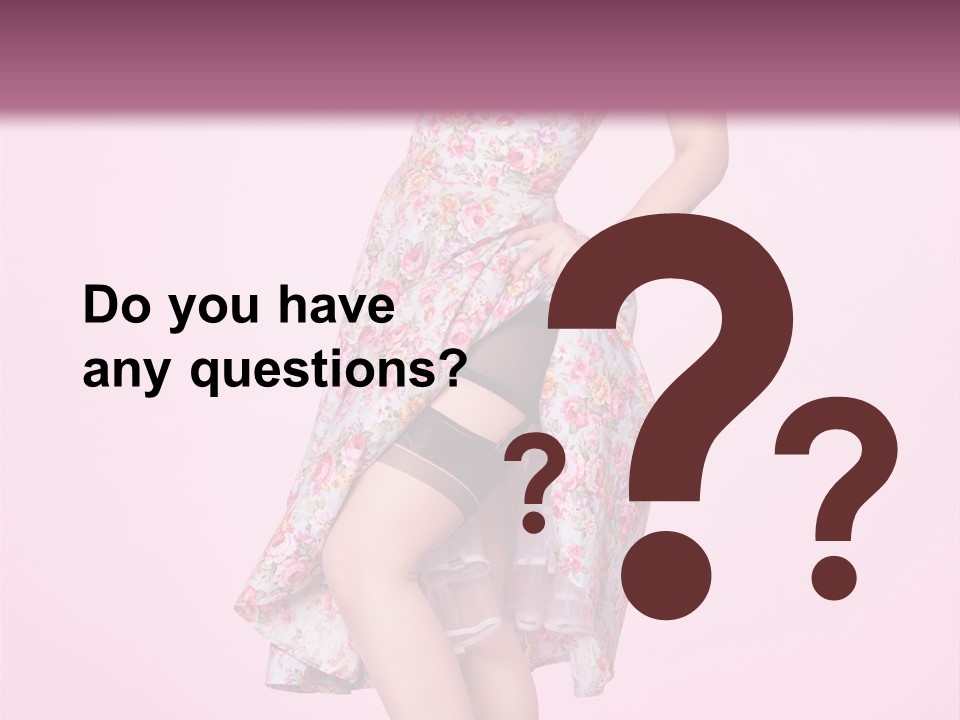 Radio Gorgeous Brunette PowerPoint Template