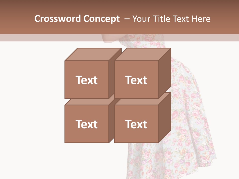 Beauty Burlesque Blonde PowerPoint Template