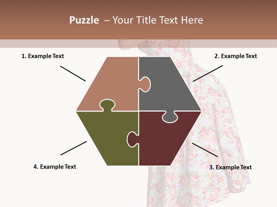 Beauty Burlesque Blonde PowerPoint Template