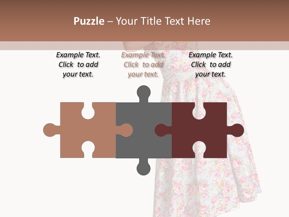 Beauty Burlesque Blonde PowerPoint Template