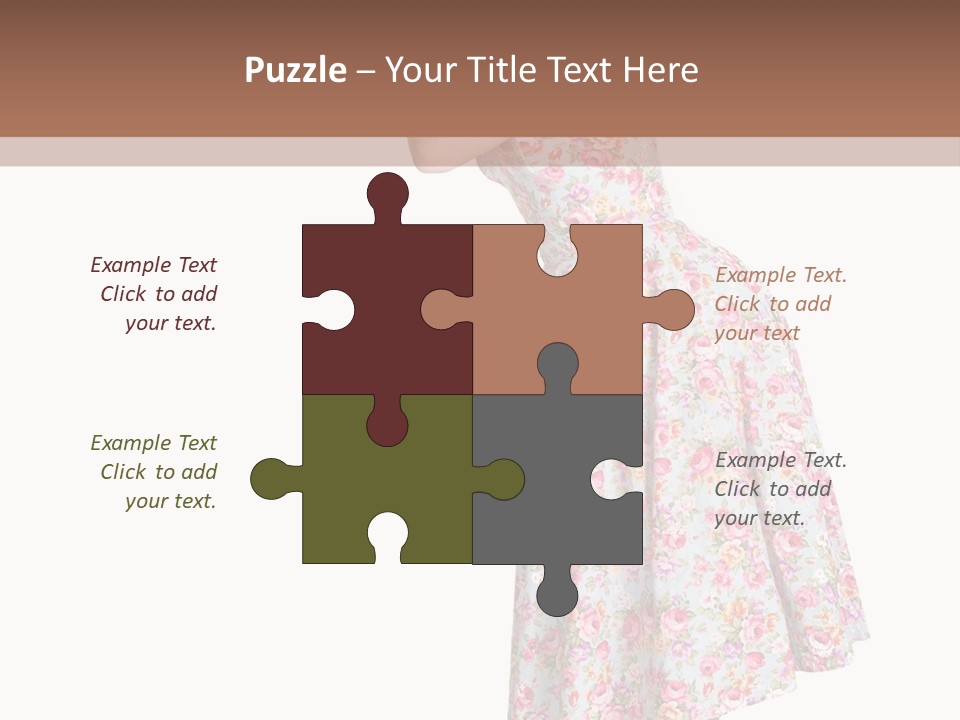 Beauty Burlesque Blonde PowerPoint Template