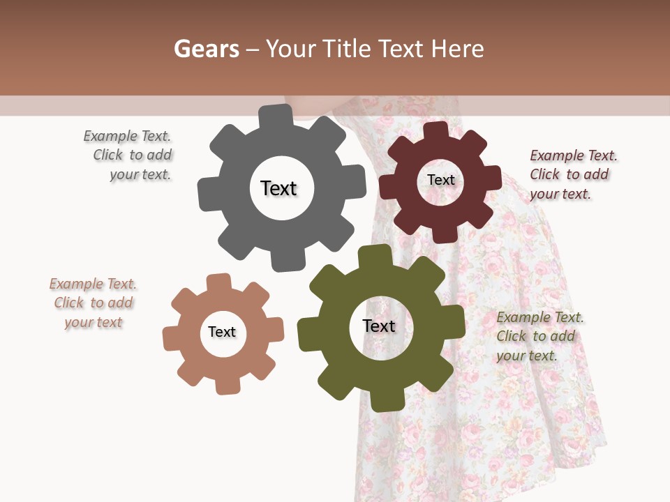 Beauty Burlesque Blonde PowerPoint Template