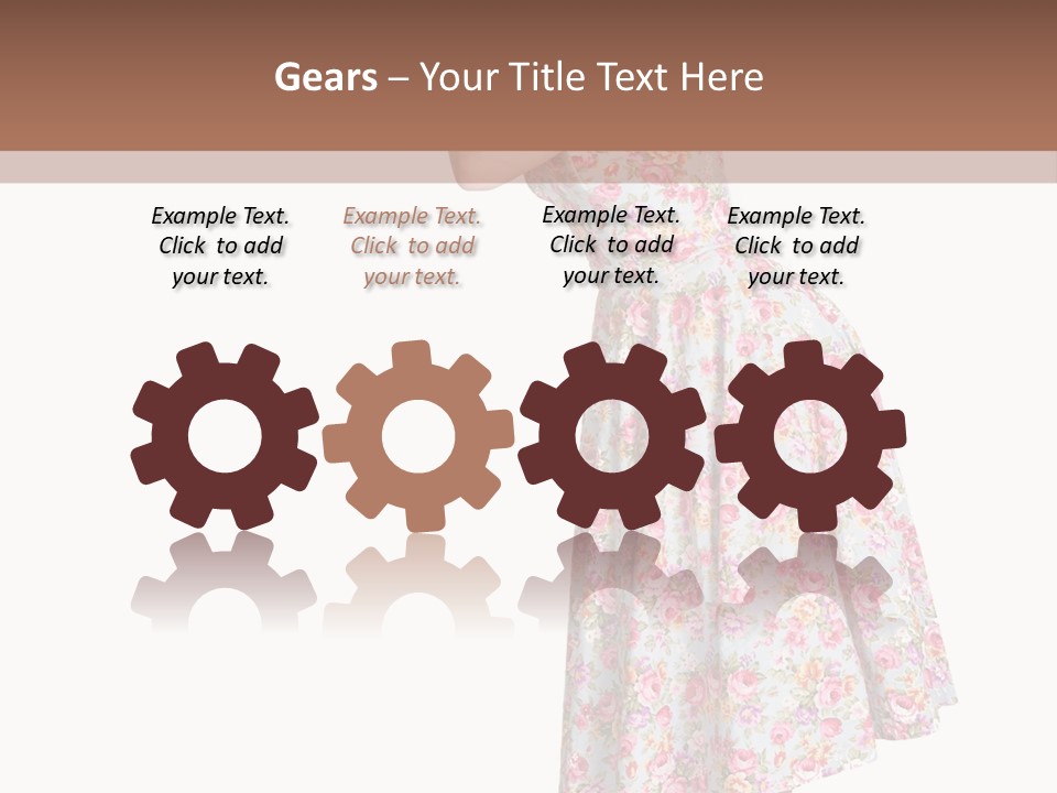 Beauty Burlesque Blonde PowerPoint Template