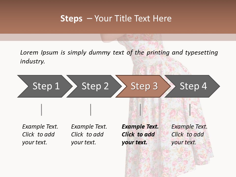Beauty Burlesque Blonde PowerPoint Template