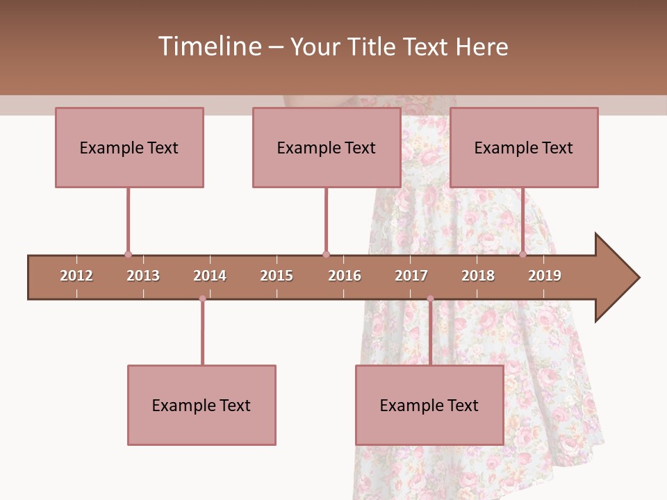 Beauty Burlesque Blonde PowerPoint Template