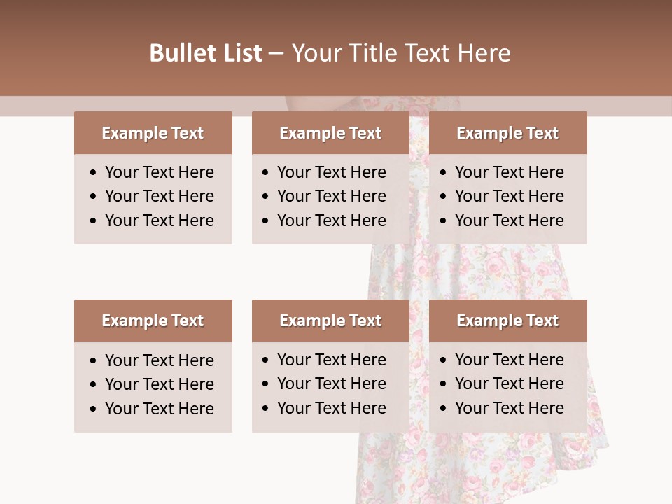 Beauty Burlesque Blonde PowerPoint Template