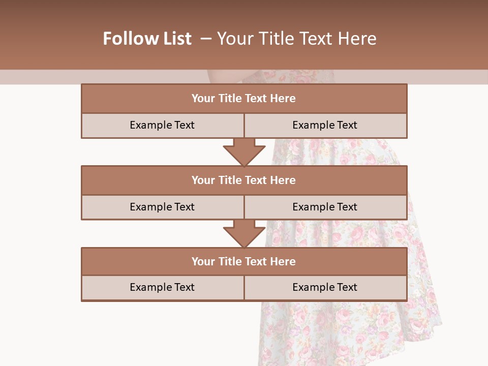 Beauty Burlesque Blonde PowerPoint Template