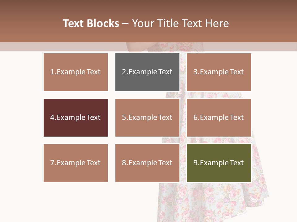 Beauty Burlesque Blonde PowerPoint Template