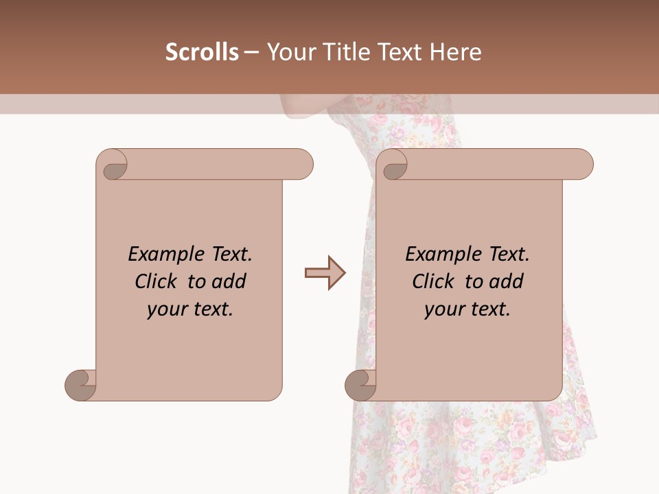 Beauty Burlesque Blonde PowerPoint Template