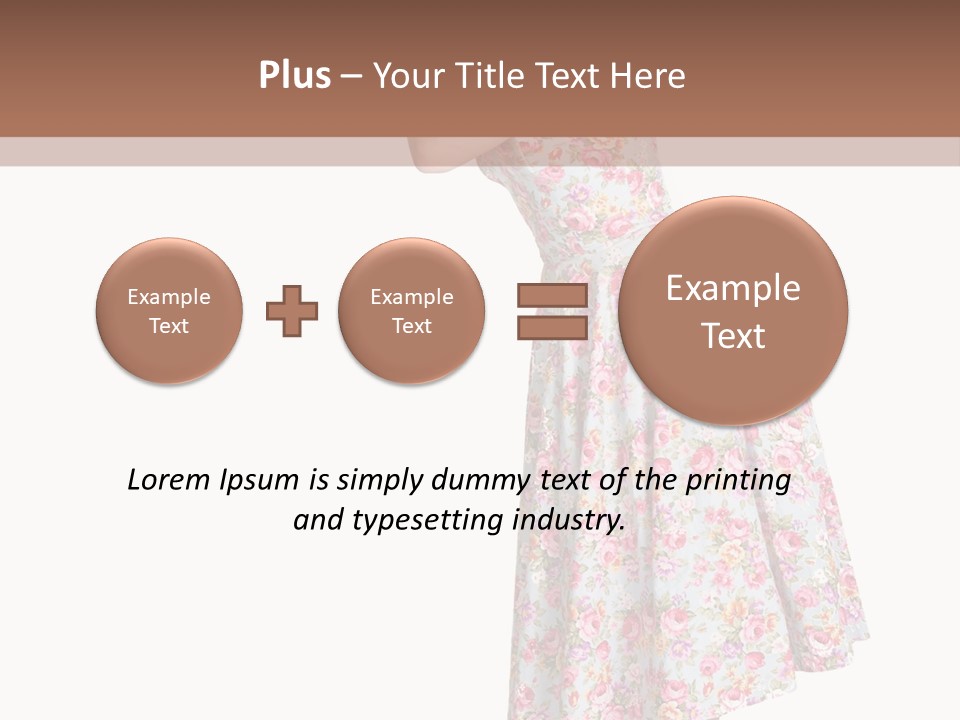 Beauty Burlesque Blonde PowerPoint Template