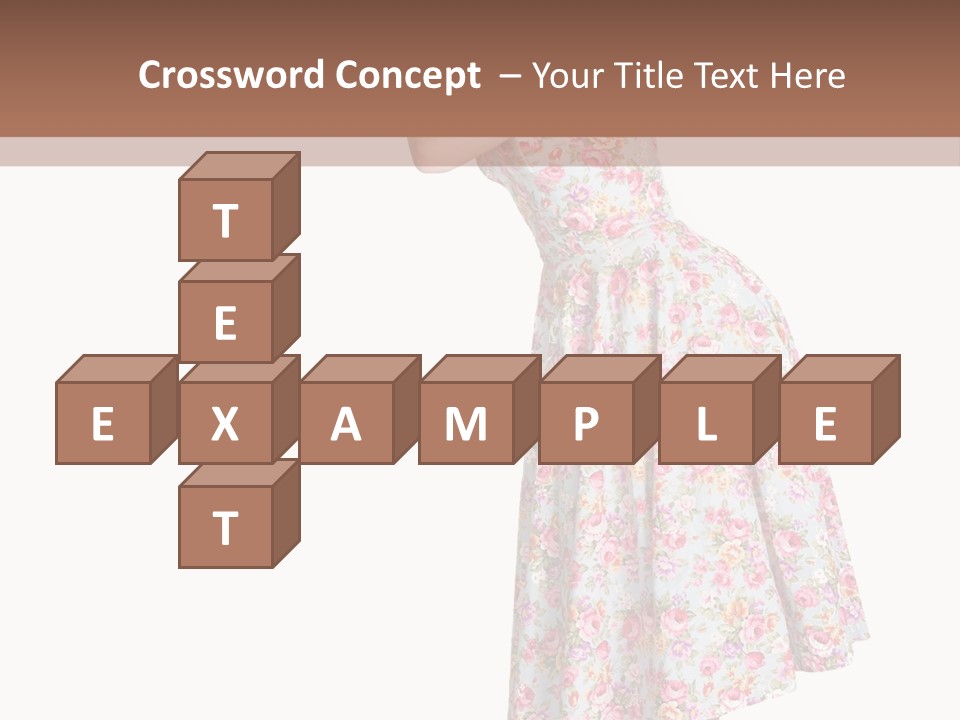 Beauty Burlesque Blonde PowerPoint Template