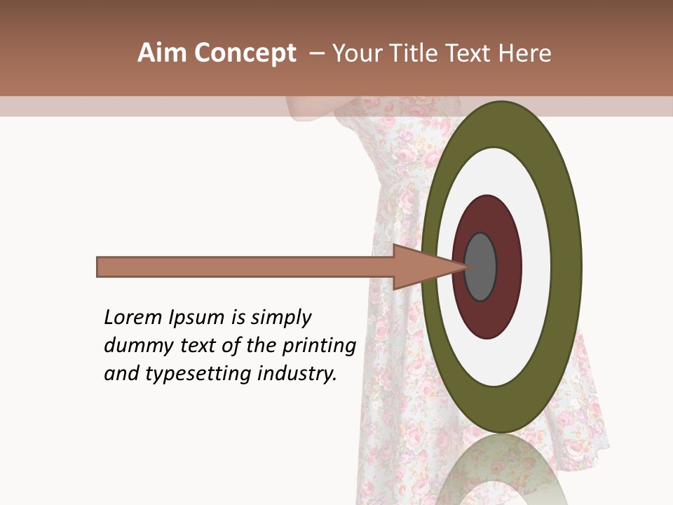 Beauty Burlesque Blonde PowerPoint Template