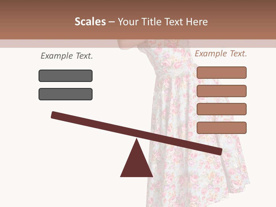 Beauty Burlesque Blonde PowerPoint Template