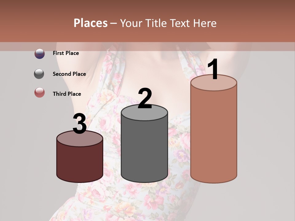 Pouting Attitude Posing PowerPoint Template