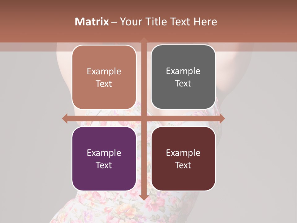 Pouting Attitude Posing PowerPoint Template