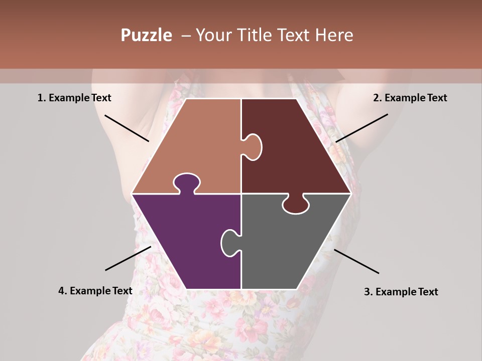 Pouting Attitude Posing PowerPoint Template