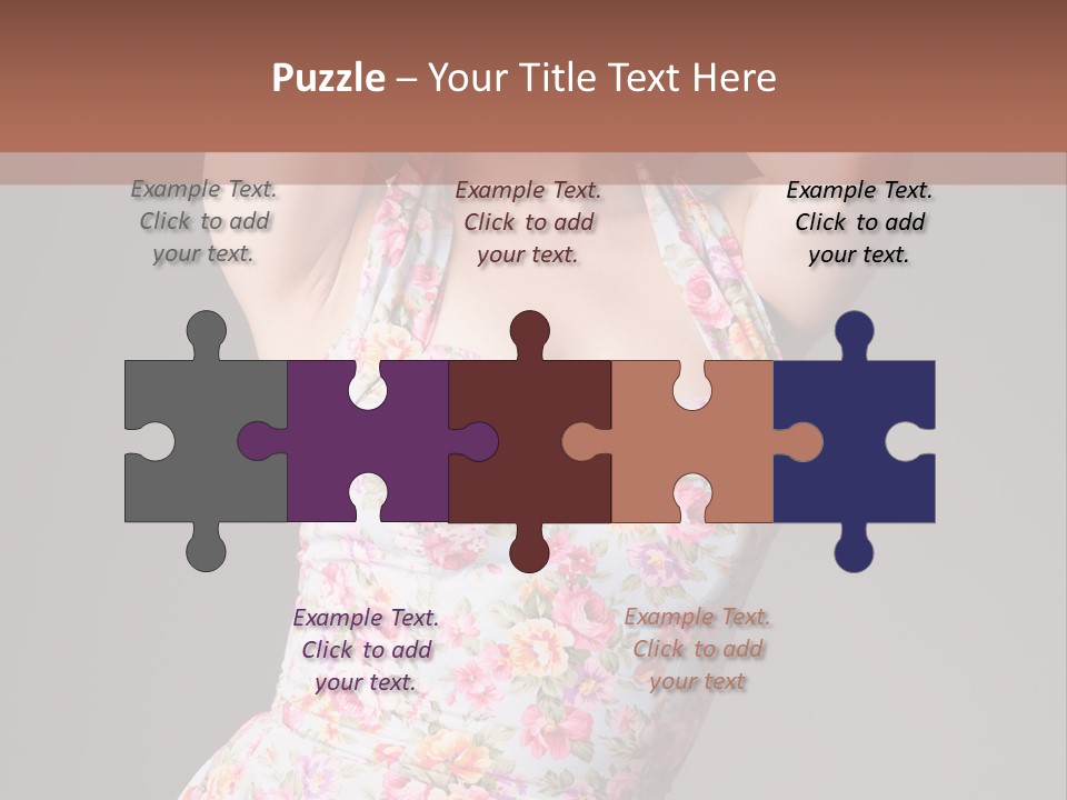 Pouting Attitude Posing PowerPoint Template