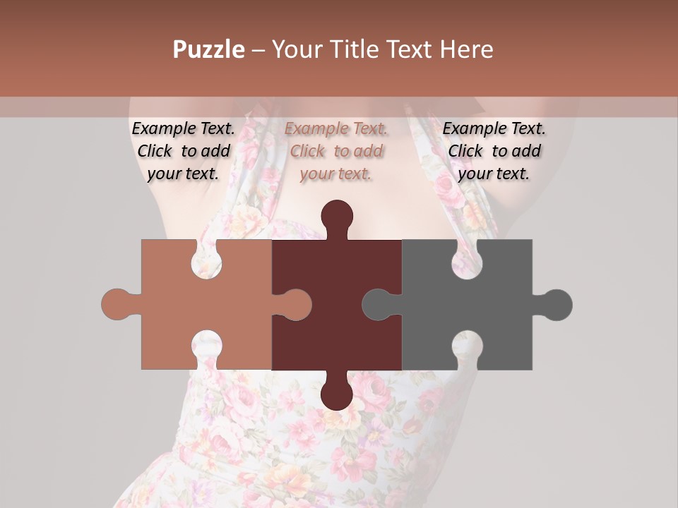 Pouting Attitude Posing PowerPoint Template