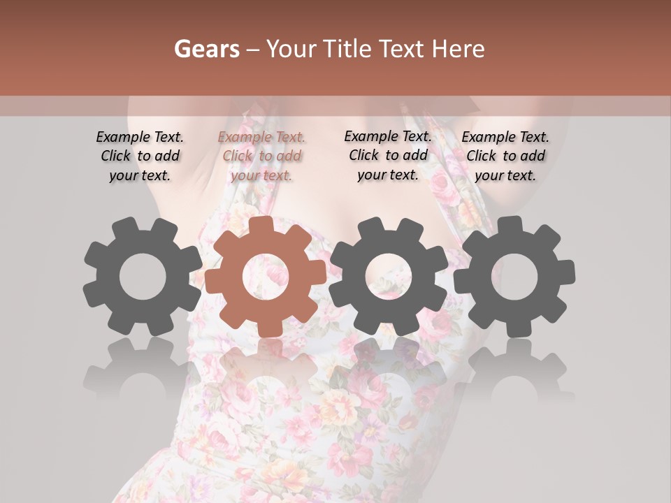 Pouting Attitude Posing PowerPoint Template