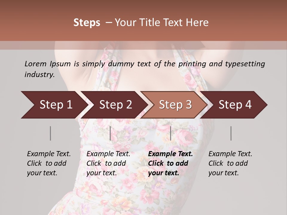Pouting Attitude Posing PowerPoint Template
