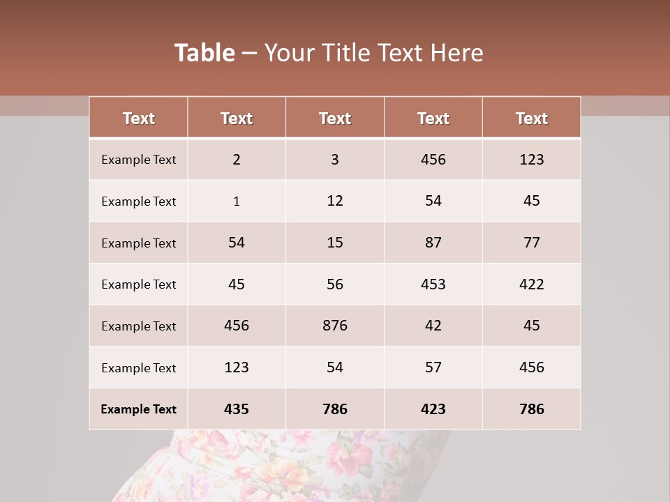 Pouting Attitude Posing PowerPoint Template