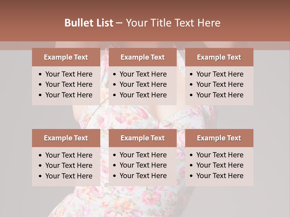 Pouting Attitude Posing PowerPoint Template