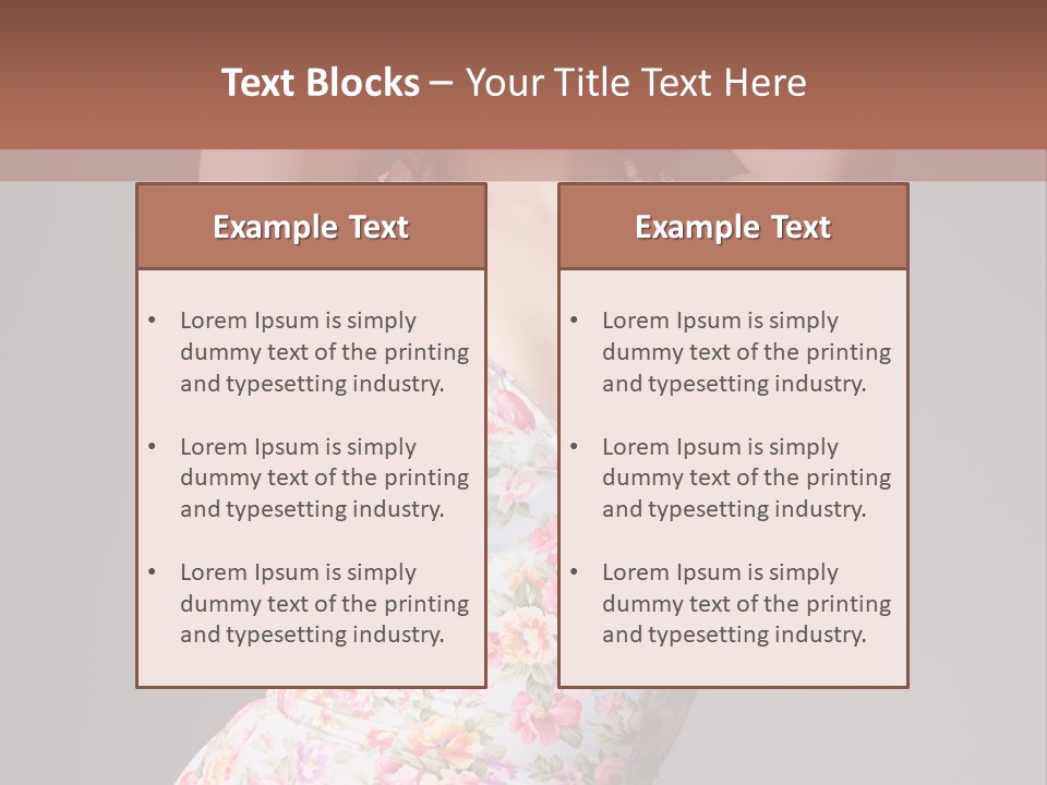 Pouting Attitude Posing PowerPoint Template