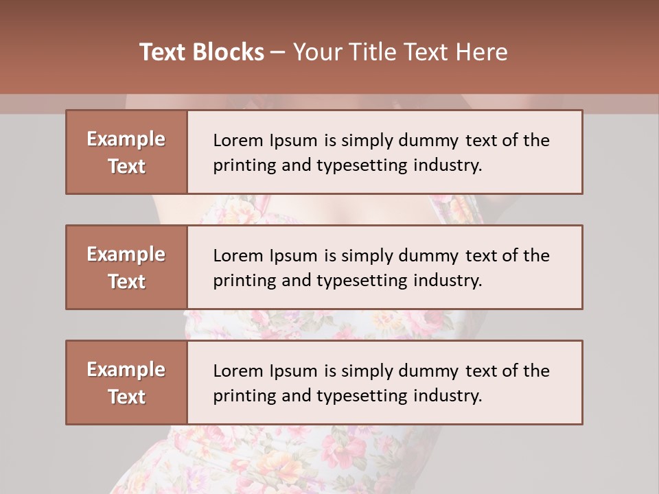 Pouting Attitude Posing PowerPoint Template