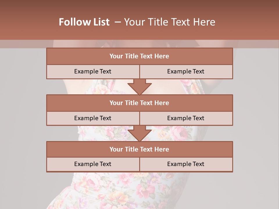Pouting Attitude Posing PowerPoint Template