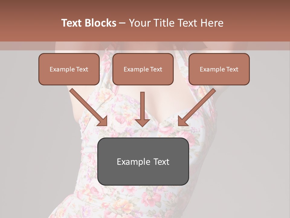 Pouting Attitude Posing PowerPoint Template