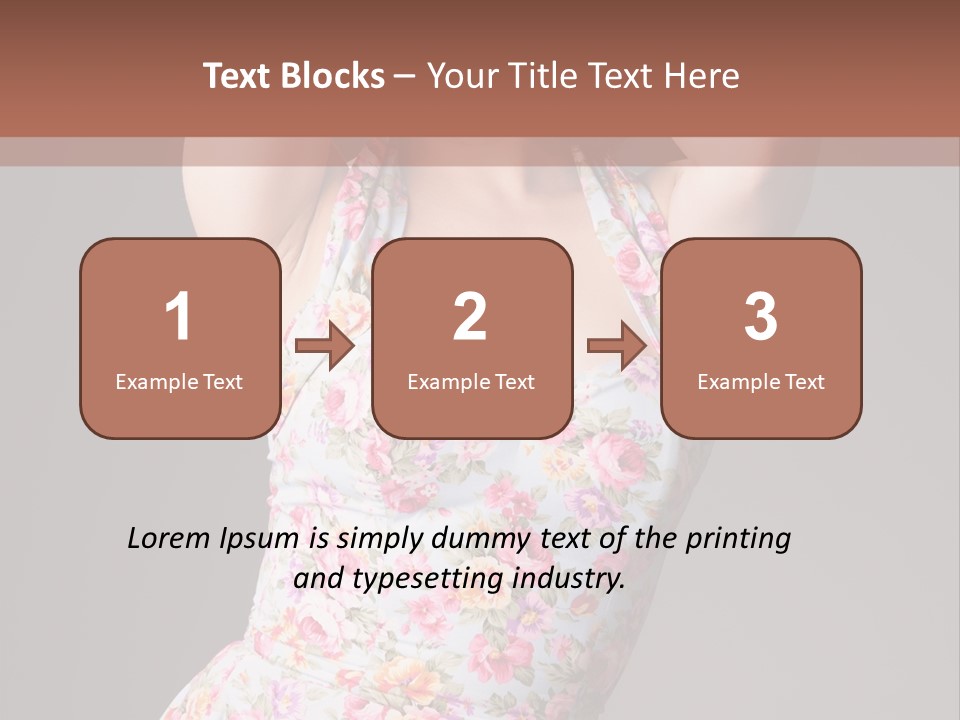 Pouting Attitude Posing PowerPoint Template