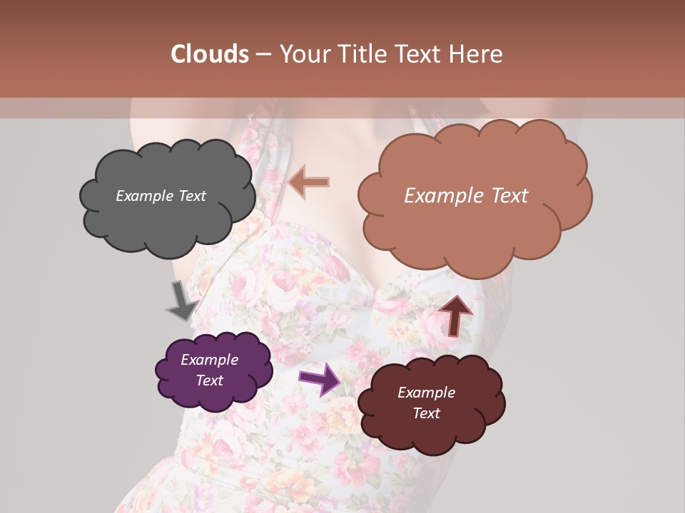Pouting Attitude Posing PowerPoint Template