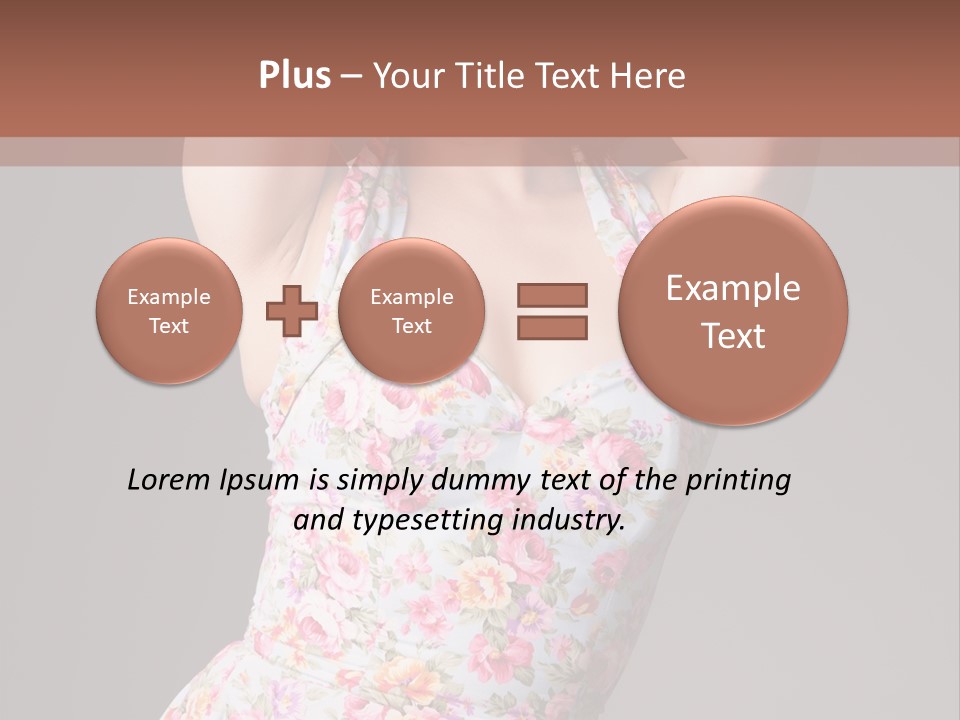Pouting Attitude Posing PowerPoint Template