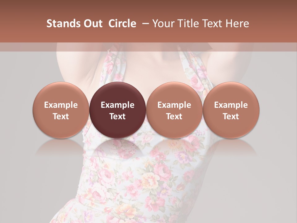 Pouting Attitude Posing PowerPoint Template